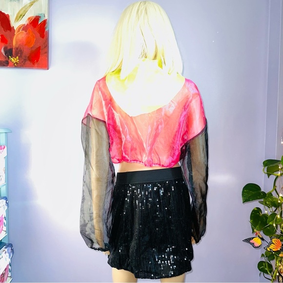 Sheer neon windbreaker - Picture 8 of 15